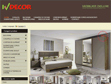 Tablet Screenshot of iv-decor.ro